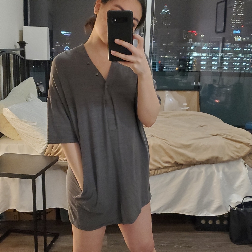grey tunic dress